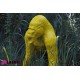 963 PLA691_o Gorilla giallo 80x110xH130 cm