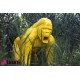 963 PLA691_t Gorilla giallo 80x110xH130 cm
