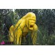 963 PLA691_t Gorilla giallo 80x110xH130 cm