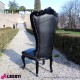 962 BASMARB^B-SI_e Sedia MARILYN black/black        pelle sintetica 61x58x140