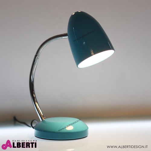 Lampada da tavolo E27 azzurro