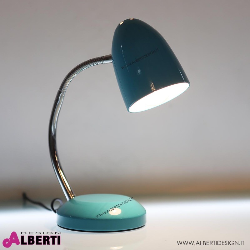 962 AU500165_a Lampada da tavolo E27 azzurro