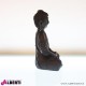 962 WU13998_b Buddha seduto marron 30cm