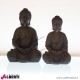 962 WU13998_d Buddha seduto marron 30cm