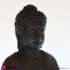 962 WU18109_b Buddha seduto H38cm marrone