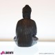 962 WU18109_d Buddha seduto H38cm marrone