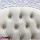 962 BA2145_c Letto Rose bianco/ecopelle crema 201/223x201/218xh100/150 cm