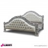 Letto ROSE foglia argento e bianco