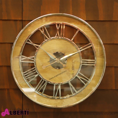 Orologio rotondo num.romani d60x6