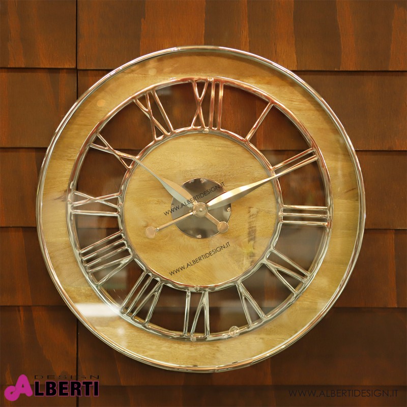 Orologio rotondo num.romani d60x6