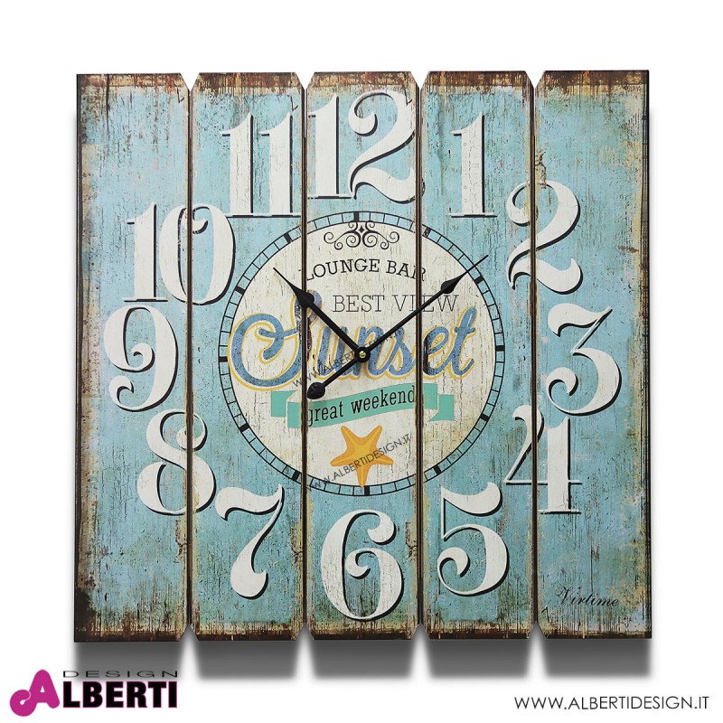 Orologio da parete in legno grande hot sale