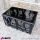 962 BATAV-CB6X10_b Tavolino caffè barocco black con top vetro 100x60