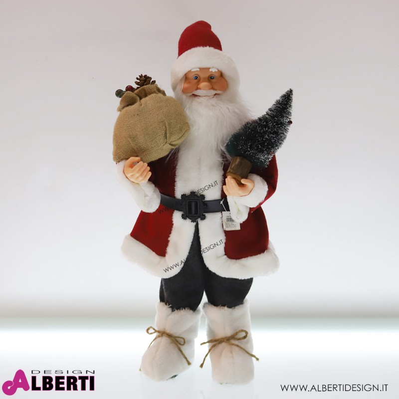 Babbo Natale in piedi 60cm ass