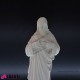 Statua Gesù in gesso bianca H 42cm