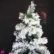 Albero di Natale innevato in PVC Megeve H210 cm