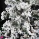 Albero di Natale innevato in PVC Megeve H210 cm