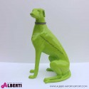 cane levriero verde 80x55x35cm