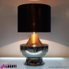 Lamp.base nickel paral.nero dorat8171319+2250643