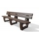 Panchina tradizionale modello SUTTON marrone 150/200/240 cm