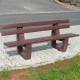 Panchina tradizionale modello SUTTON marrone 150/200/240 cm