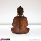 Buddha legno bicolor 30x15xH40 cm