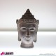 Testa Buddha cemento 30cm