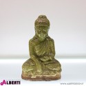 Buddha seduto in cemento verde 29x18x46