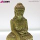 Buddha seduto in cemento verde 29x18x46