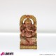 Divinità Ganesh legno 10x4xH24 cm