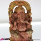 Divinità Ganesh legno 10x4xH24 cm