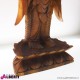 Buddha legno bicolor 42x20xH100cm