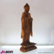 Buddha legno bicolor 42x20xH100cm