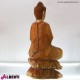 Buddha in legno bicolor 50x30xH100
