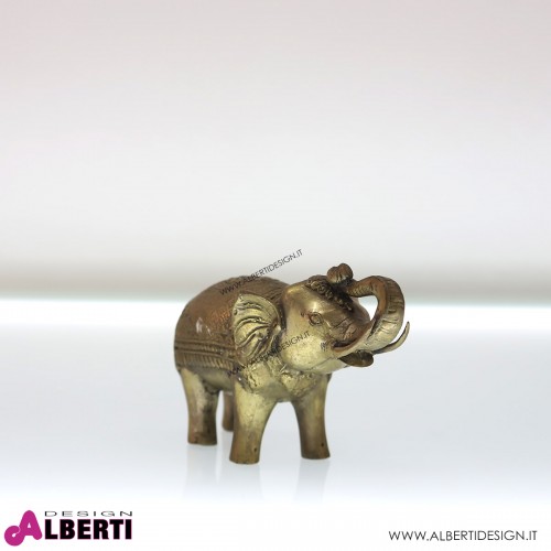 Statuetta elefante in metallo 20x7xH14 cm