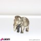 Statuetta elefante in metallo 10x5x8 cm