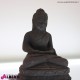 Budha seduto piccolo pietra nero