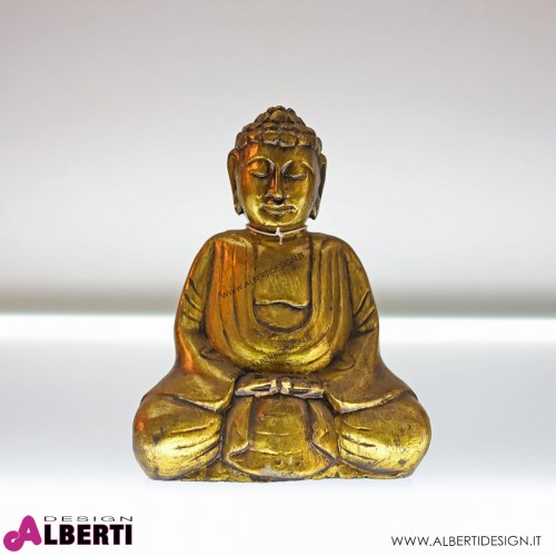 Buddah oro in legno 20x12xh25 cm